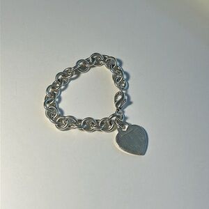 Tiffany & Co Sterling 925 heart tag bracelet